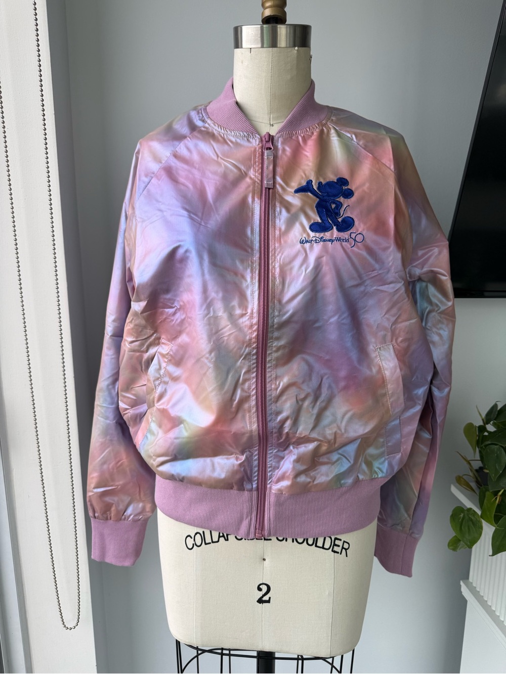 Walt Disney World 50th anniversary Iridescent Bomber Jacket